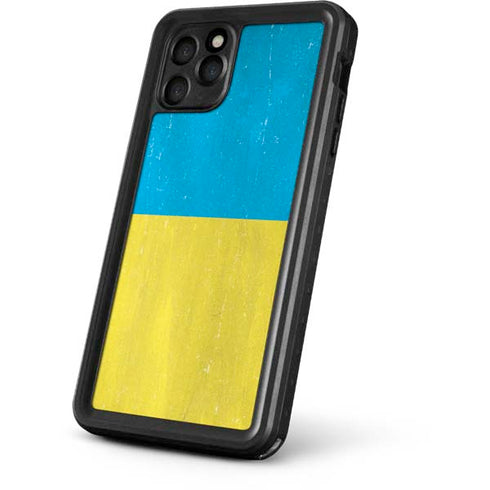 Ukraine Flag Distressed iPhone 11 Pro Max Waterproof Case